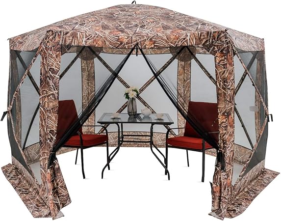 Amazon Com Happygrill 140 X 140 Outdoor Patio Canopy Portable