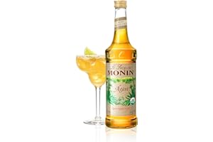 Monin - Organic Agave Syrup, Sweet and Full Flavor, Great for Any Beverage, Gluten-Free, Vegan, Non-GMO (750 ml)
