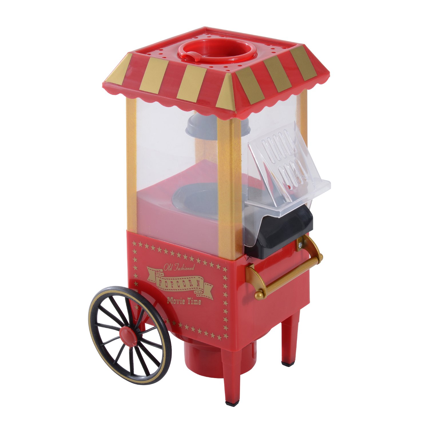 Palomitero Vintage Máquina de Palomitas de Maíz Portátil w xxCM Color Rojo