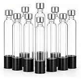 3ml Pen Cartridge,3ml Cartridge for Peptide Pen,Peptide Pen Cartridge Fit for V1 V2 Pens,3cc Empty Glass Cartridge with 11mm Long Stopper,Individually Wrapped. (Clear(10Pcs))