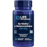 Life Extension Se-Methyl L-Selenocysteine, Advanced Selenium, 90 Capsules | Advanced Form of Selenium for Antioxidant Defense, Cellular Health &amp; Healthy Aging, Vegetarian, Gluten-Free &amp; Non-GMO