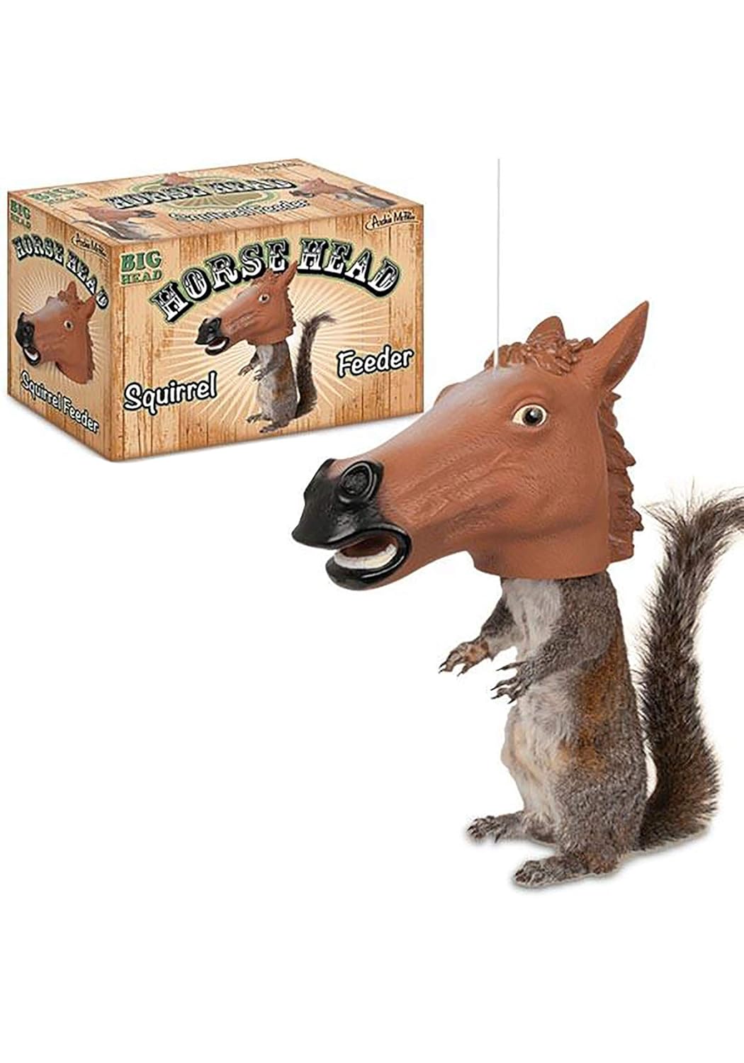 Amazon Com Accoutrements Llc Squirrel Feeder Horse Head Standard