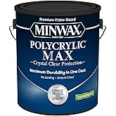 Minwax Polycrylic Max , Ultra Flat, Clear, 1 Gallon