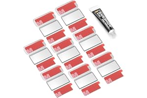 Tonitrui Cabinet Door Magnetic Catch, 8 Pack 0.08in Cabinet Door Magnets for Wardrobe Closet Shutter Drawer Cabinet Closure