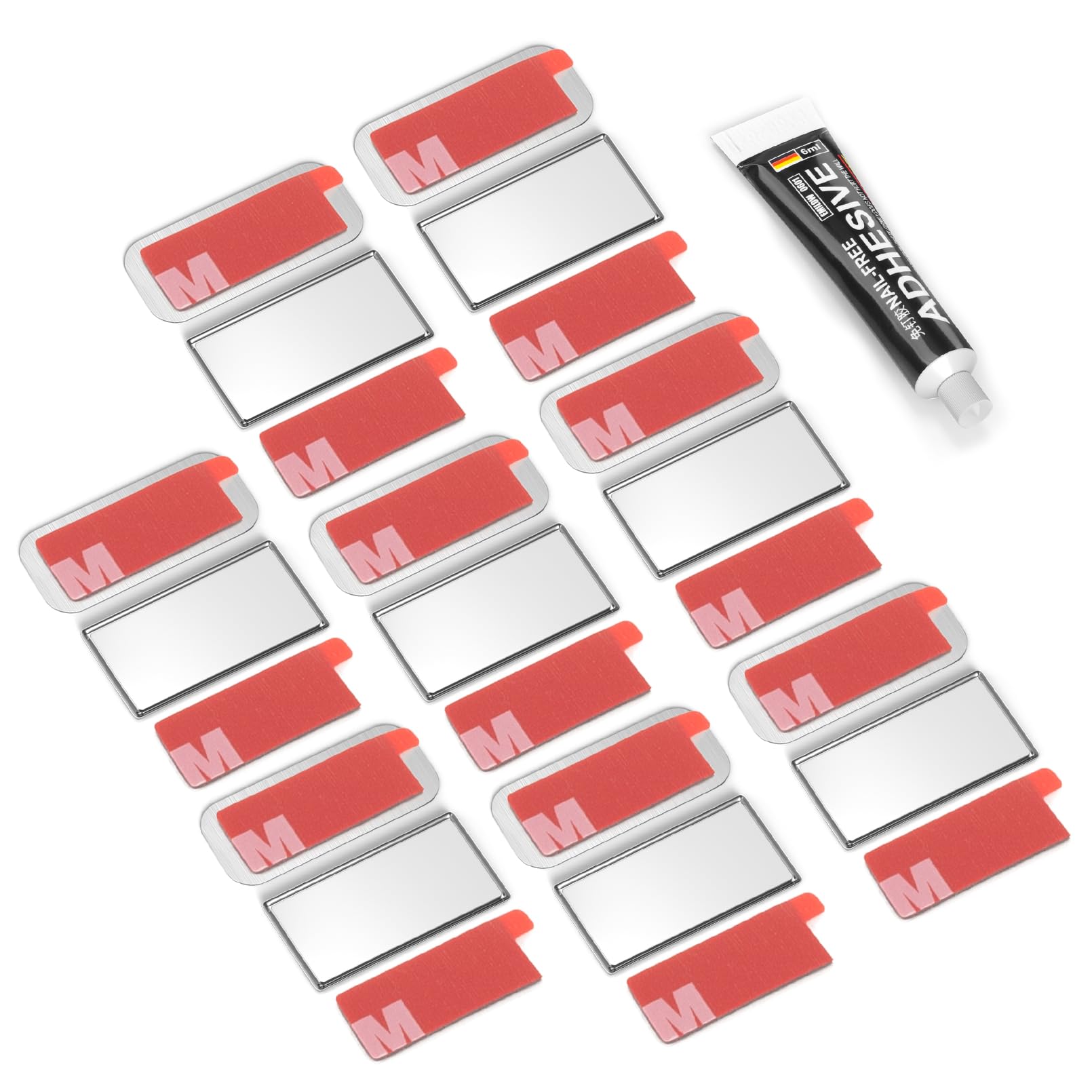 Tonitrui Cabinet Door Magnetic Catch, 8 Pack 0.10in Cabinet Door Magnets for Wardrobe Closet Shutter Drawer Cabinet Closure