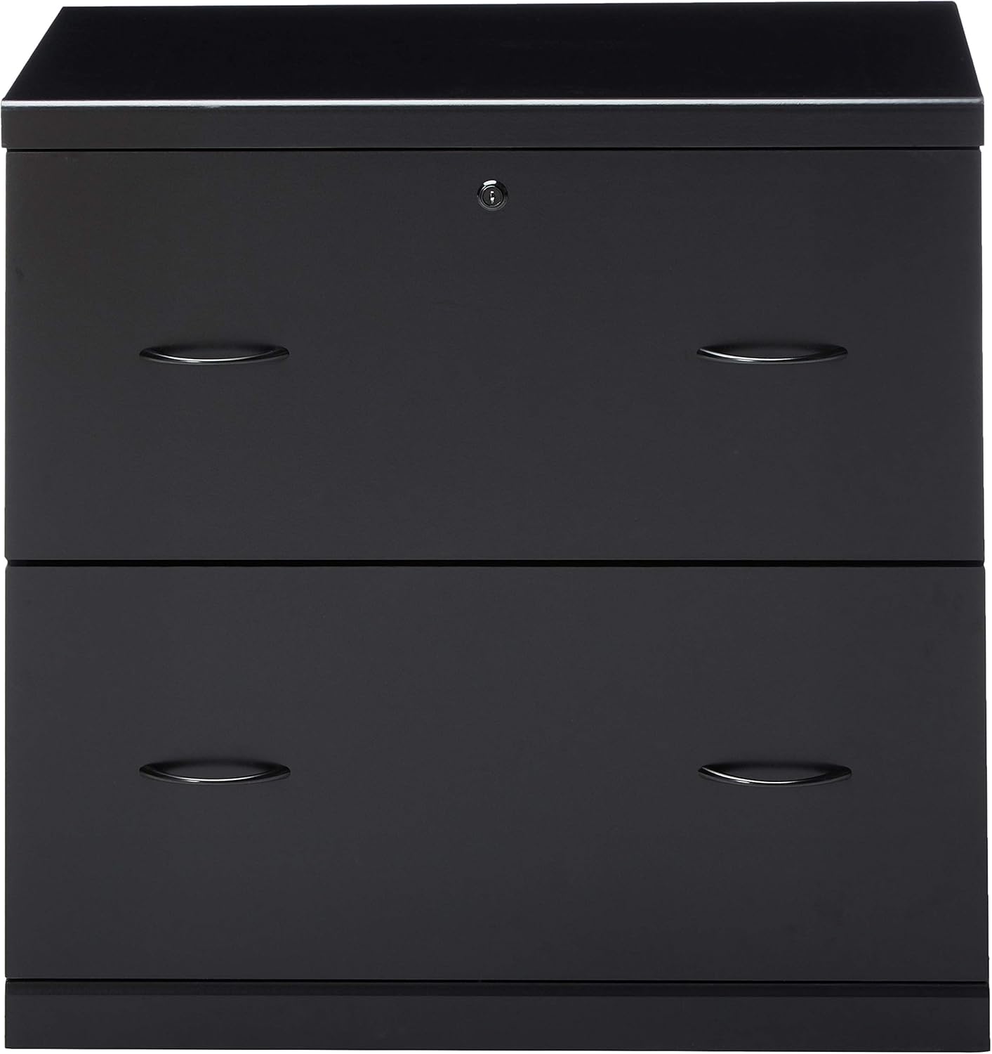 Z-Line Designs 2-Drawer Lateral File Cabinet, Black: Furniture & Decor