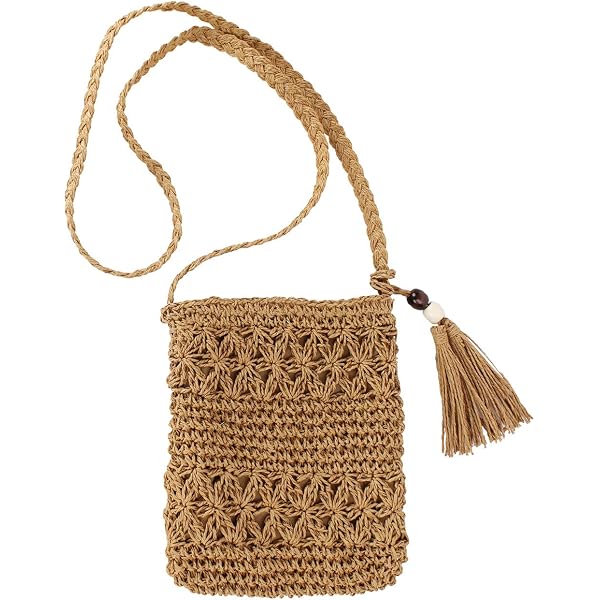 Meyaus Women's Mini Straw Crossbody Bag – Cute & Convertible Shoulder Purse For Daily Use - View #3