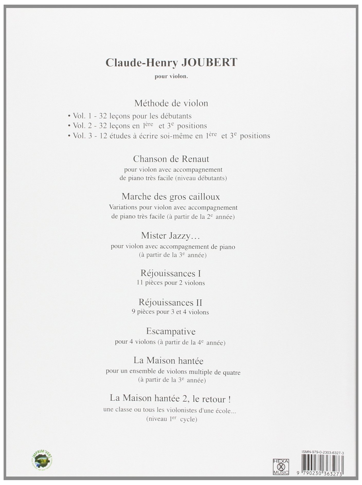 32 Lecons Pour Les Debutants Methode De Violon Volume 1 Partitions Musicales Instruments De Musique Et Sono