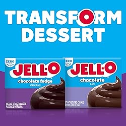 Jell-O Chocolate Fudge Zero Sugar Instant Reduced