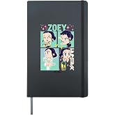 KPop Demon Hunters Zoey HUNTR/X Officially Licensed Hardcover Journal, Black