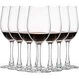 [Set of 8, 12 Ounce] All-Purpose Wine Glasses, Lead Free, Classic