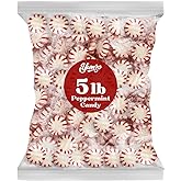 Starlight Peppermints Candy Individually Wrapped - Starlight Mints Hard Candy Individually Wrapped Office Candy Mints, Perfect Peppermint Candy for Office, 5lb