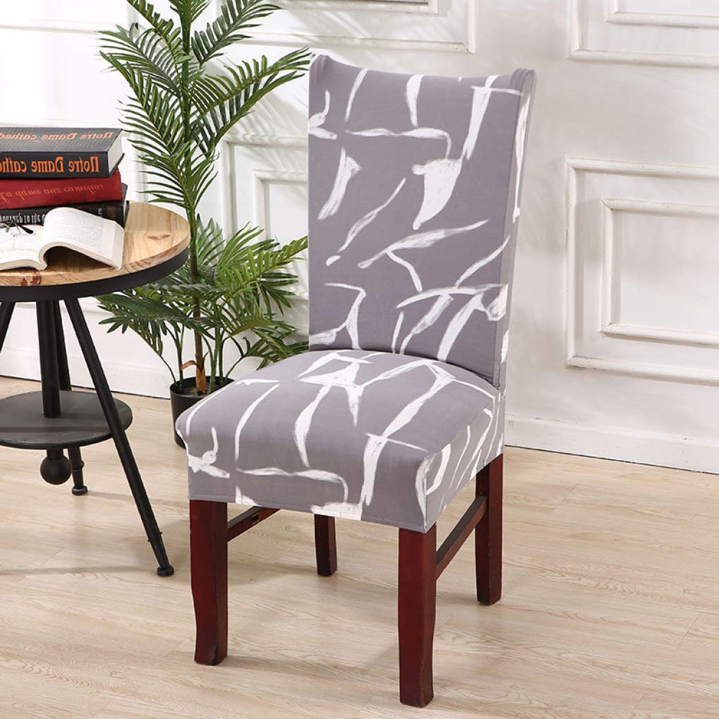 NIKIMI Floral Chair Covers Spandex Anti-dirty Dining Chair Cover Removable Seat Covers for Wedding Party Christmas Decor