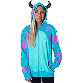 Disney Adult Unisex Monsters Inc. Sulley Character Costume Sweatshirt Zip Hoodie