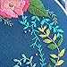 Caydo Rose Garden Embroidery Starter Kit Cross Stitch Kit Including Embroidery Cloth with Printed Pattern for Beginner