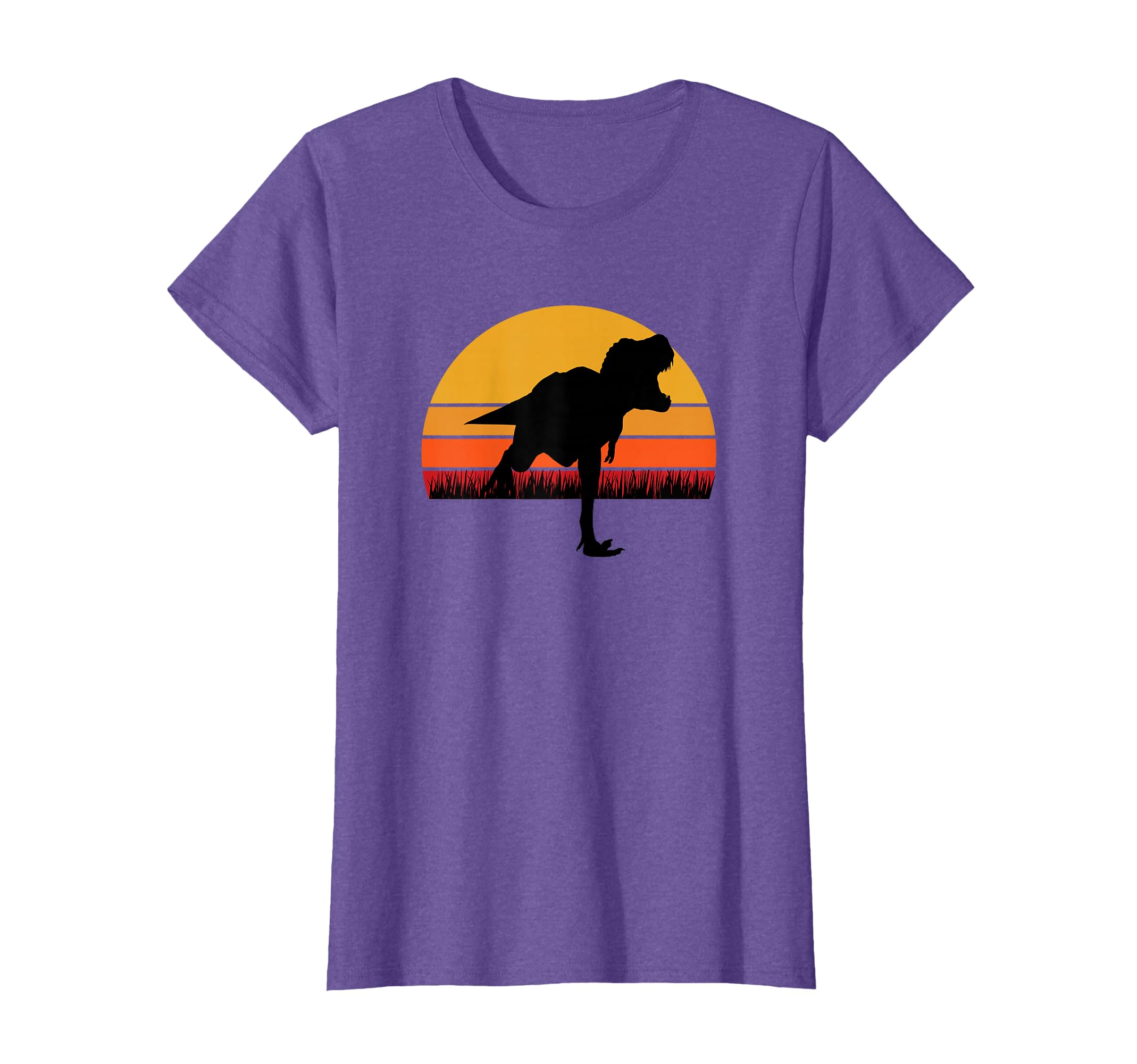 T-Rex Trex T Rex Tyrannosaurus Dinosaur Dino Sunset Retro T-Shirt