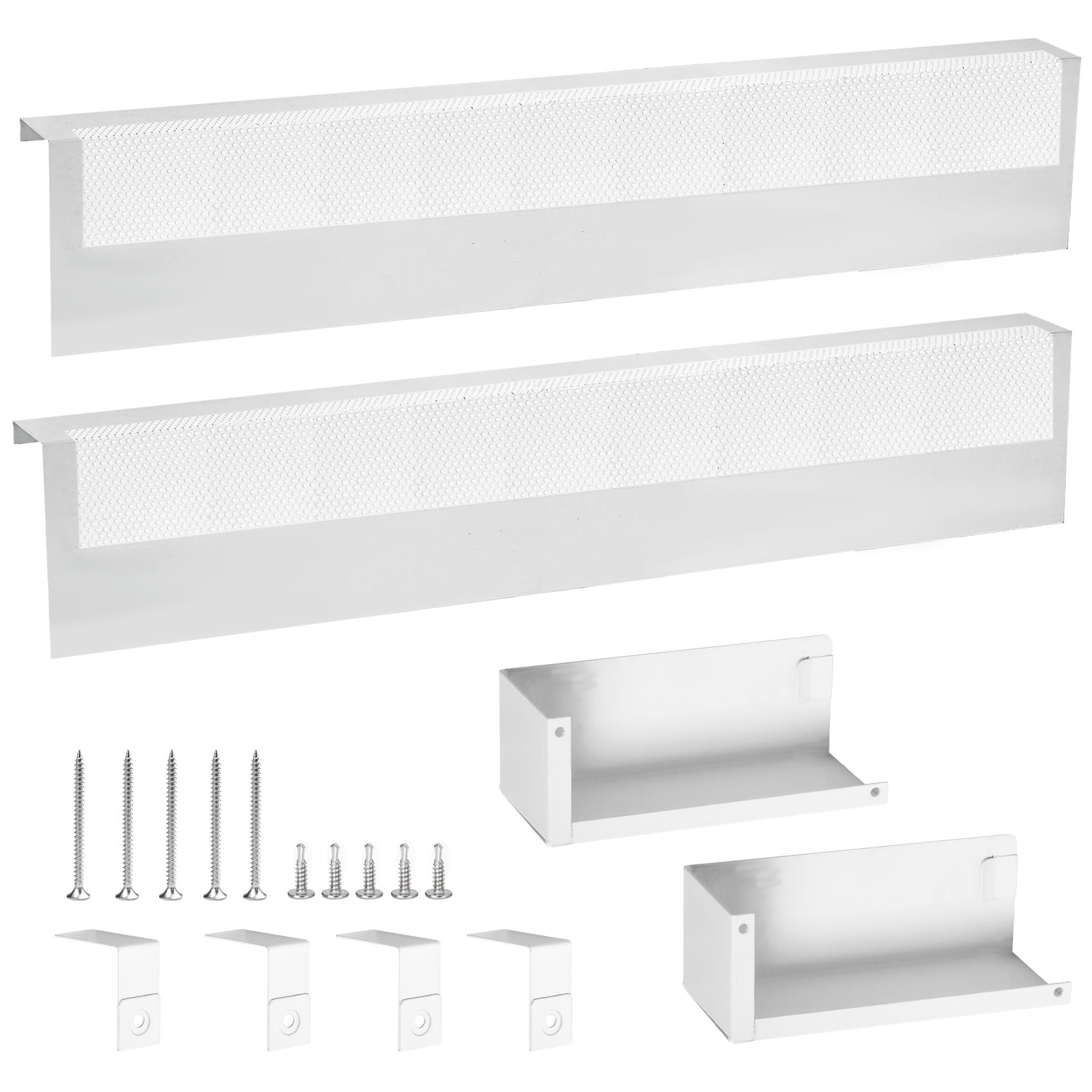 Photo 1 of Baseboard Heater Cover, Adjustable Length from 3FT to 6FT, Including Left and Right End Covers, High Carbon Steel, Total Length of 6FT?Easy Installation