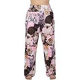 BRIEF INSANITY Cat Print Lounge Pajama Pants for Women & Men - Soft Silky Unisex Sleep Bottoms