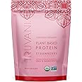 Truvani Vegan Pea Protein Powder | Strawberry | 20g Organic Plant Based Protein | 10 Servings | Keto | Gluten & Dairy Free | Low Carb | No Added Sugar