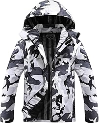 OTU Men's Lightweight Waterproof Hooded Rain Jacket