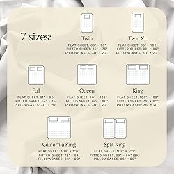 LuxClub 4 PC Queen Sheet Set, Queen Size, Deep