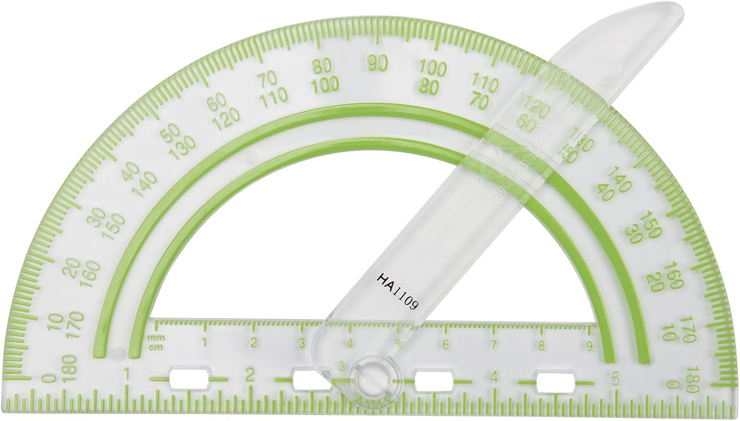 Fiskars 12-95400J Plastic Swing Arm Protractor, Color Received May Vary : Construction Protractors : Arts, Crafts & Sewing