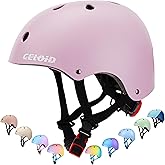CELOID Kids Bike Helmet,Toddler Skateboard Helmets for Ages 2-3-5-8-14 Years Boys Girls,Adjustable Multi-Sport Bicycle Skateboarding Football Roller Skating Scooter Rollerblade Balance Bike Helmet