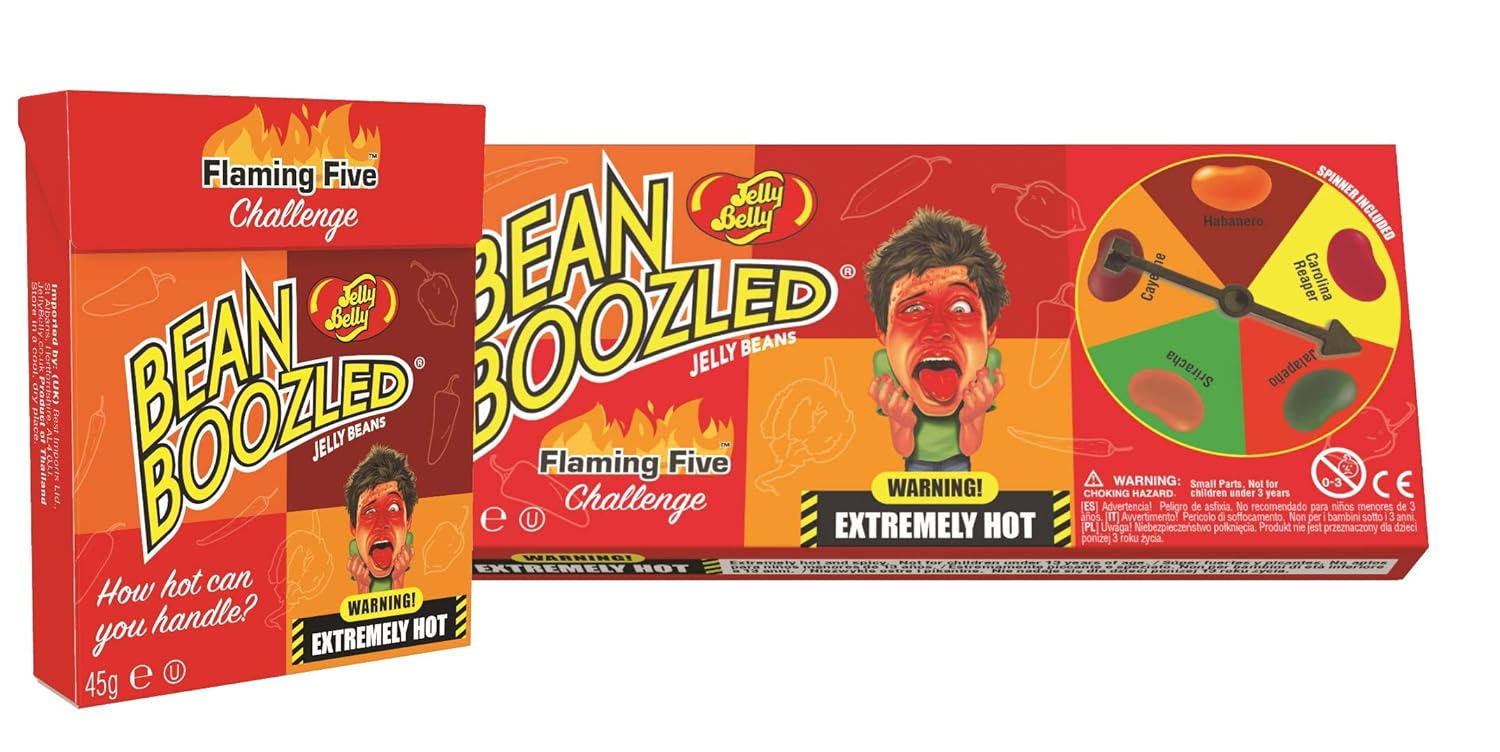 Bean Boozled Flaming Five Challenge extremely hot and spicy 2er Mix