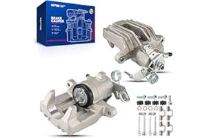 KAX Disc Brake Caliper Assembly Fit for Volkswagen Beetle 1998-2000, Jetta 2000, Cabrio 1999-2002, Golf 1999, Audi TT 2000, Rear Left and Right 2PC