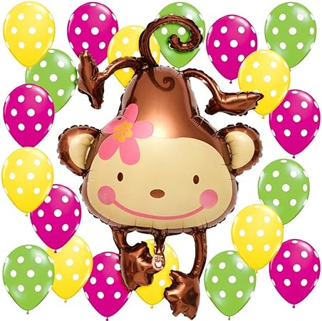 Amazon 猿 バルーン 風船 誕生日 飾り付け 動物 女の子 ピンク パーティー 可愛い バルーン 部屋 幼稚園 グリーン 32枚セット 風船 バルーン おもちゃ Amazon 猿 バルーン 風船 誕生日 飾り付け 動物 女の子 ピンク パーティー 可愛い バルーン 部屋 幼稚園 グリーン 32枚セット 風船 バルーン おもちゃ