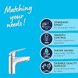 GROHE Swift QuickFix Smooth Body Basin Mixer Tap S-Size 162mm Chrome view 3