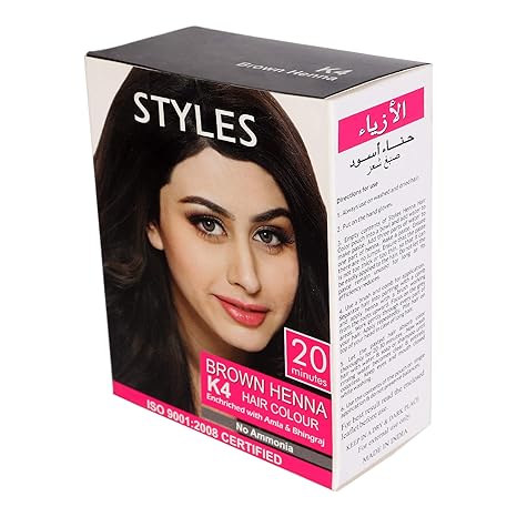 Buy Styles Export Quality Brown Henna Hair Color 6 Pouches 10gm