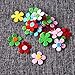 Sumind Felt Flowers Fabric Flower Embellishments for DIY Crafts, Assorted Colors (100)