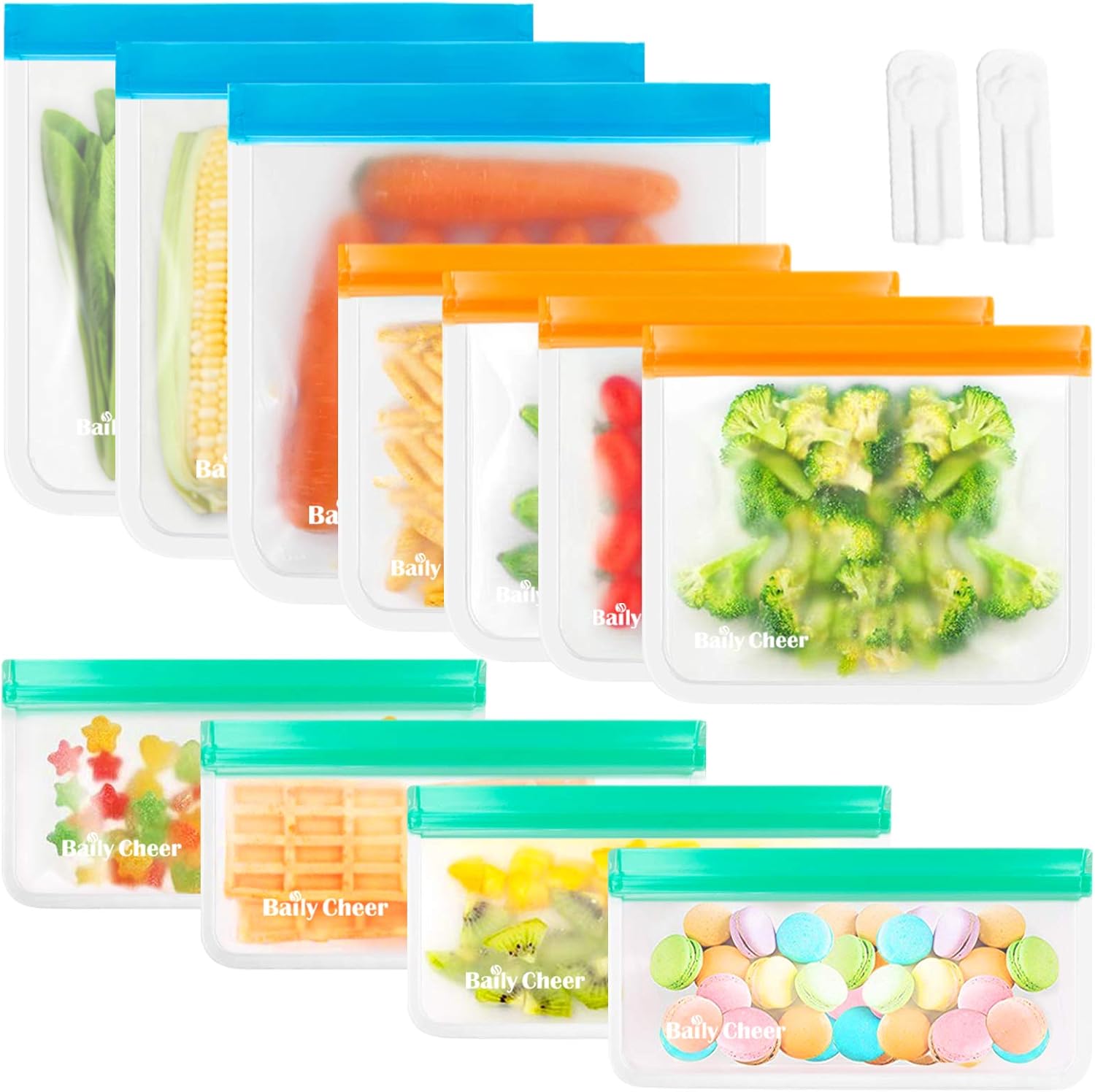 reusable bags ziplock