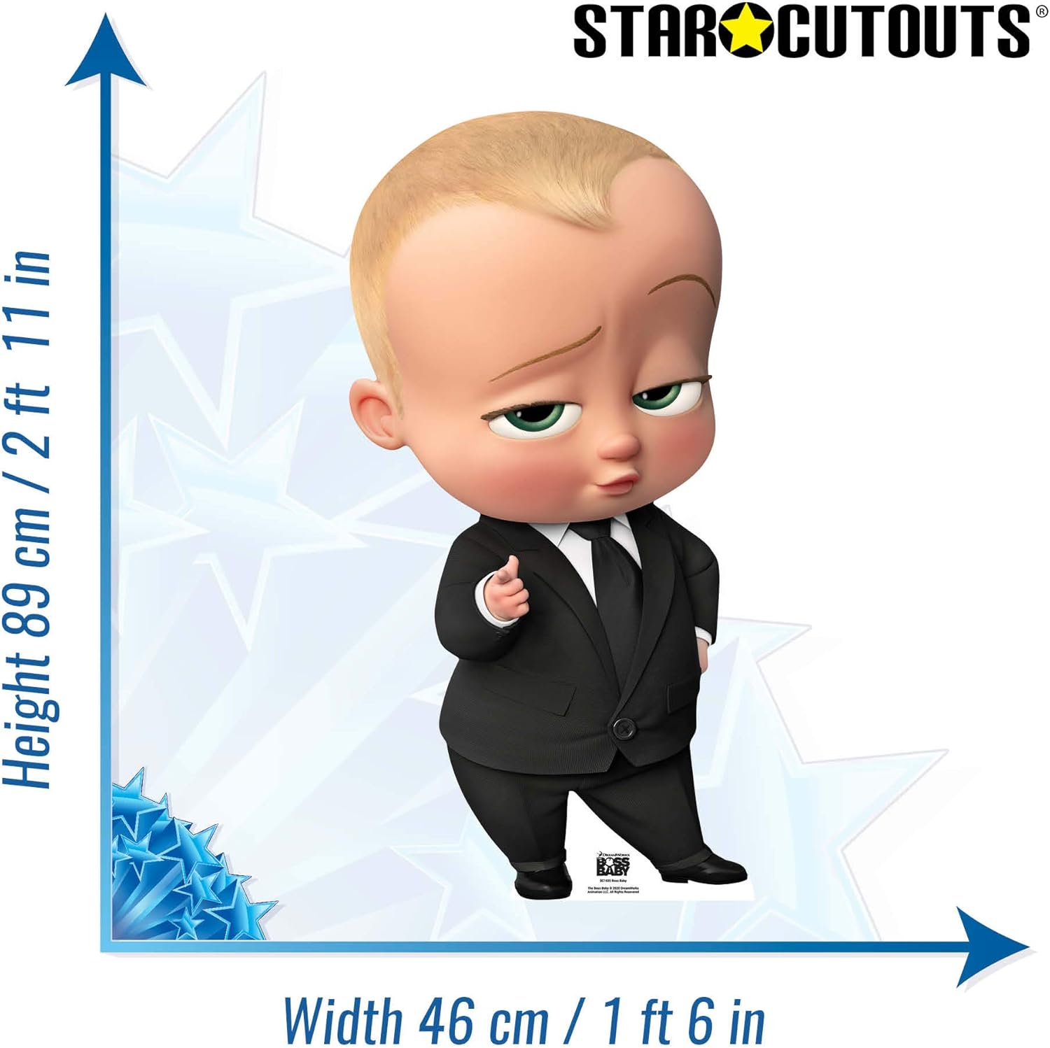 Star Cutouts SC1635 Boss Baby Large Cardboard Cutout - Fun Kids’ Party Decoration, Family Events & Film Fan Displays - Image 3