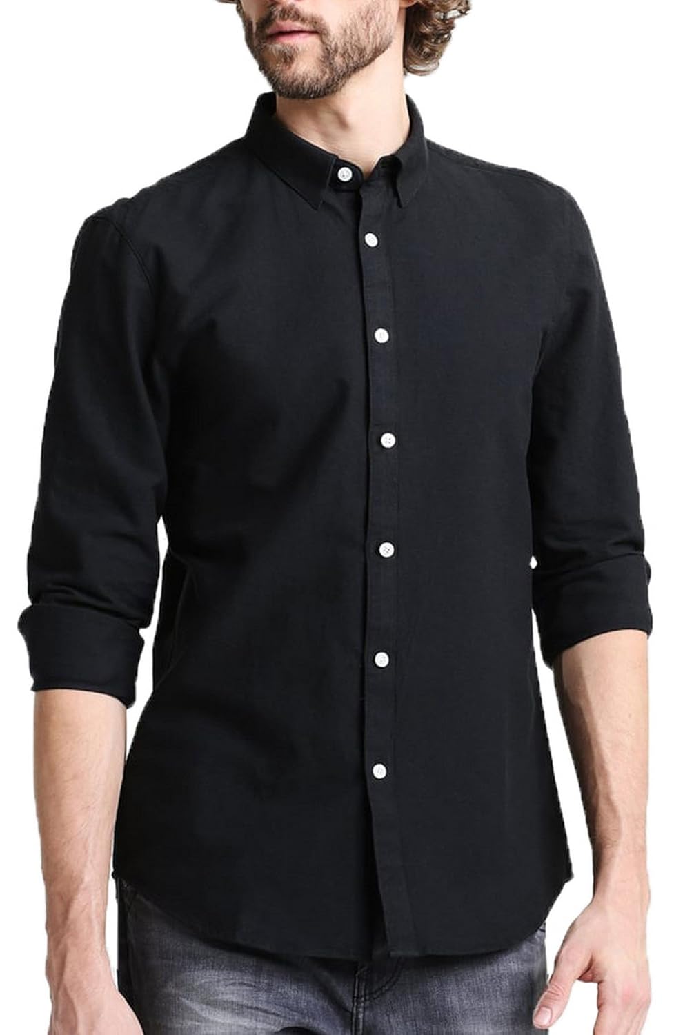 nxtskin men's cotton full sleeve shirt