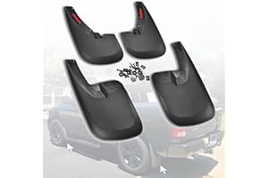 Mud Flaps for 2009-2024 Ram 1500 (19-24 Ram 1500 Classic), 2010-2018 Ram 2500 3500 All Weather Mudflaps Splash Guards for Tru
