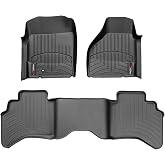 WeatherTech 440042 FloorLiner Tappetini Auto Per Dodge Ram 2500/3500 Quad Cab 2003-2008 - Seconda Fila, Nero - 4