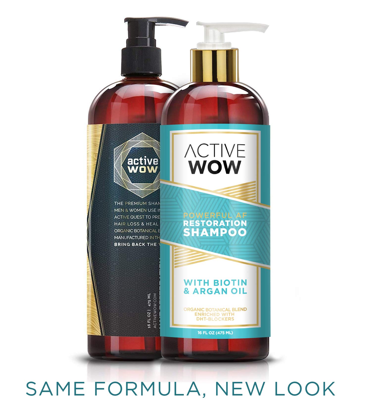 Active Wow Hair Growth Shampoo DHT Blockers with Argan Oil & Organic