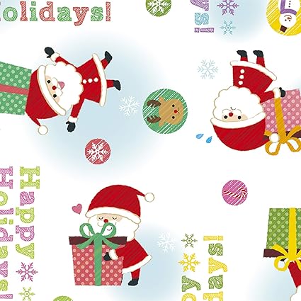 Amazon ササガワ ラッピングペーパー 包装紙 クリスマス ホリデイズギフト 全判 10枚 49 4556 文房具 オフィス用品 文房具 オフィス用品