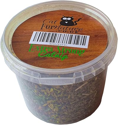 Cat FurNature Extra Strong Catnip Tub 30g UK Packaged in Reusable Tub