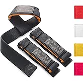 WARM BODY COLD MIND Lasso Lifting Wrist Straps for Cross Training - Rated at 770 lb - Hand Wraps for Olympic Weightlifting, P