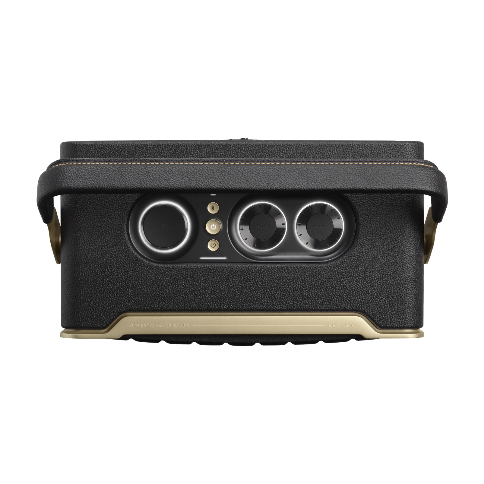 JBL Authentics 300 Tragbarer Smart Home Lautsprecher – 70er Jahre Retro-Design Bluetooth Box – Mit Google Assistant, Alexa, AirPlay und JBL One App – Schwarz 7