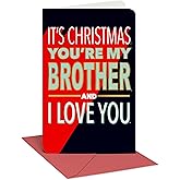 American Greetings Funny Merry Christmas Brother Card (Deal With It)