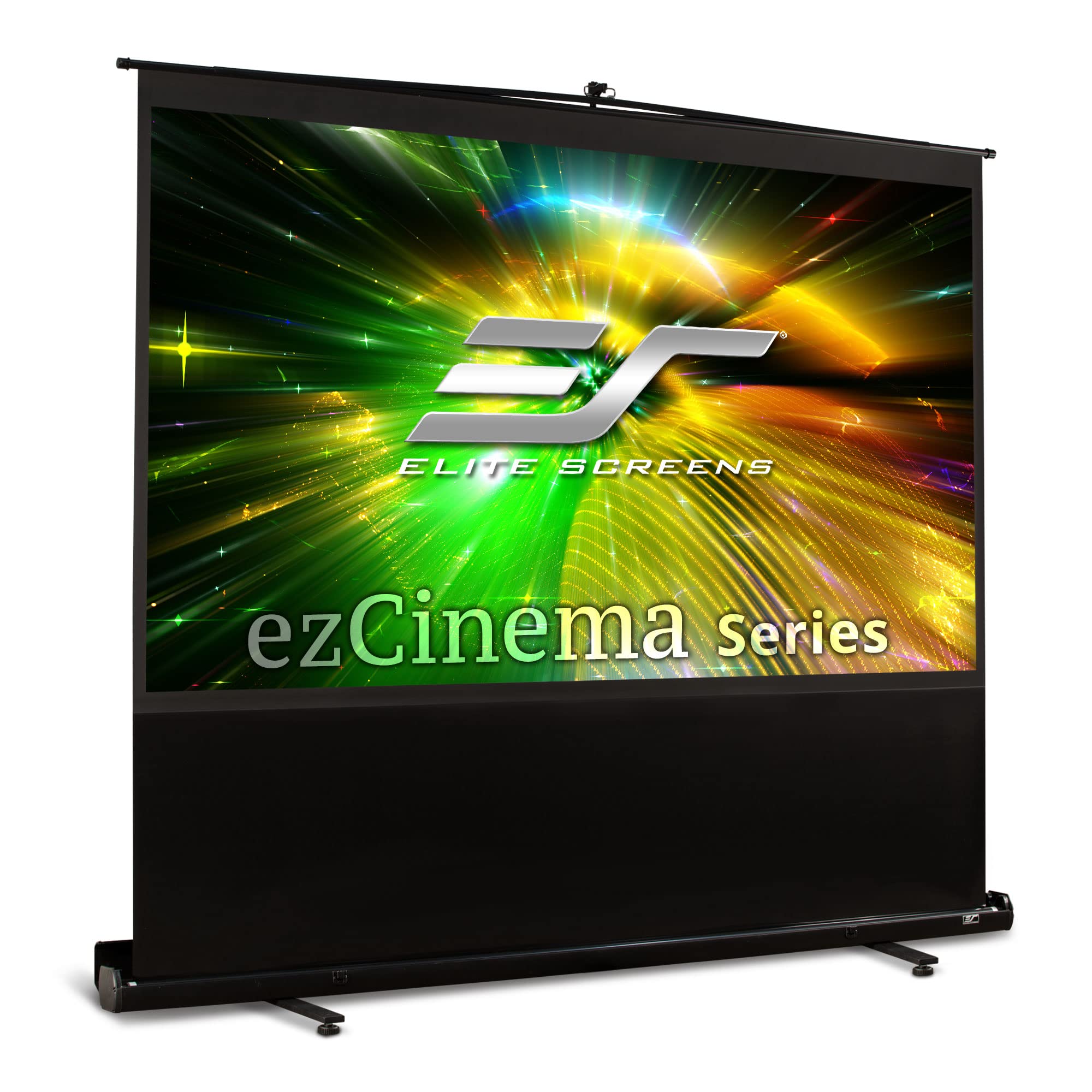 Photo 1 of Elite Screens ezCinema Series, 150-INCH 16:9, Manual Pull Up Projector Screen, Movie Home Theater 8K / 4K Ultra HD 3D Ready, 2-YEAR WARRANTY, F150NWH