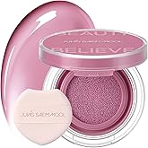 JUNG SAEM MOOL Artist Cushion Blush | Easy to Blend with Puff, Buildable Liquid Blush for Cheeks with a Dewy & Natural Finish, Korean Makeup (Blooming Pansy)