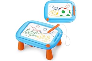 AuroTops Toddlers Toys Magnetic Drawing Board, Magnetic Doodle Board Early Educational Learning Toy,Writing Painting Magnet Doodle Pad Toys for 3 4 5 Years Old Kids Boys Girls Birthday