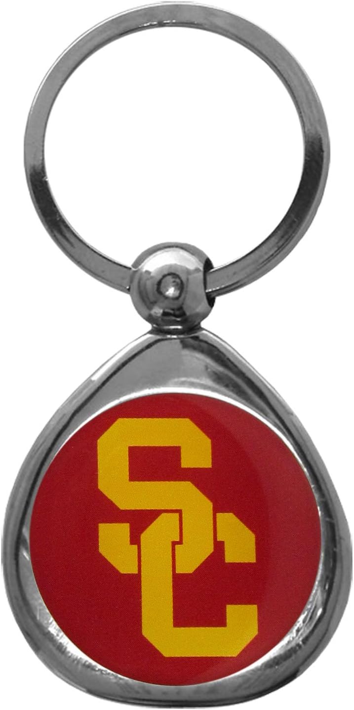 NCAA Siskiyou Sports Fan Shop USC Trojans Chrome Key Chain One Size Team Colors : Sports Fan Keychains : Sports & Outdoors