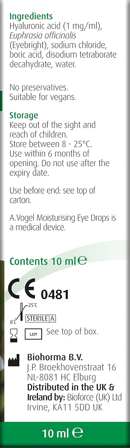 A.Vogel Moisturising Eye Drops 10ml, 10 ml (Pack of 1) - Image 4