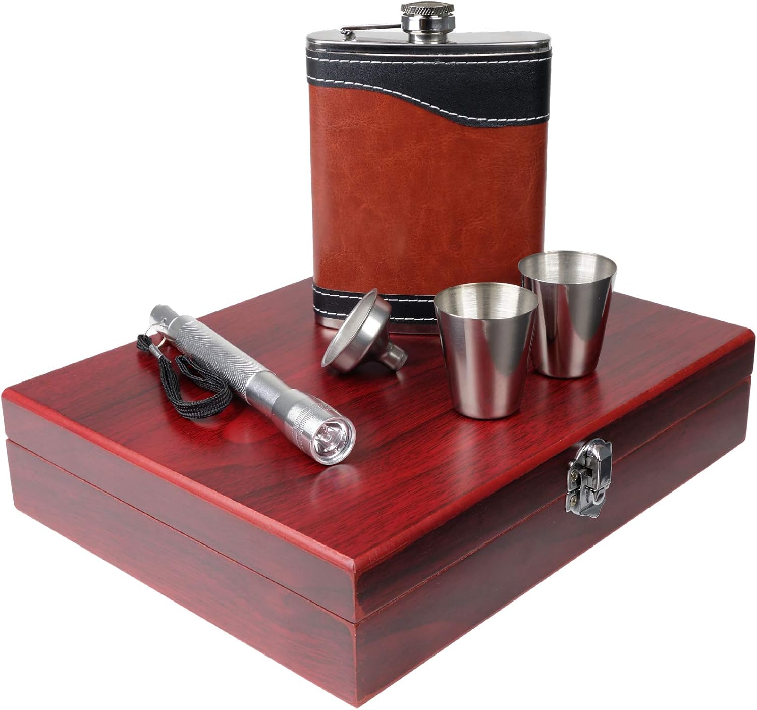 Hip Flasks Gift Set Highest Food Grade Stainless Steel